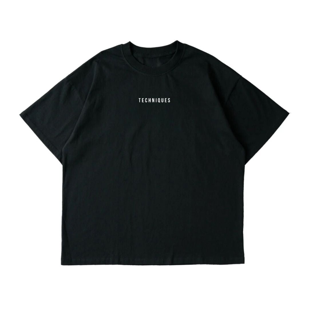 Black Fight Wear Oversized T-Shirt - Techniques