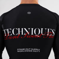 Global Dimensions Rash Guard - Techniques